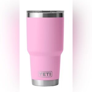 BRAND NEW YETI 30 oz. Rambler Tumbler with MagSlider Lid - Power Pink & sticker